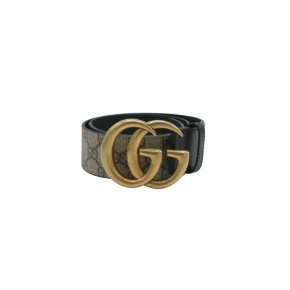 Gucci GG Leather And Coated Canvas Belt 3