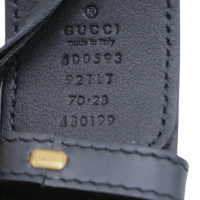 Gucci GG Leather And Coated Canvas Belt 5