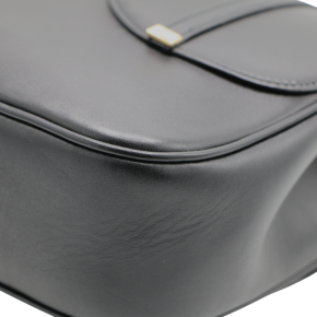 Gucci Medium Black Leather Equestrian Crossbody 14