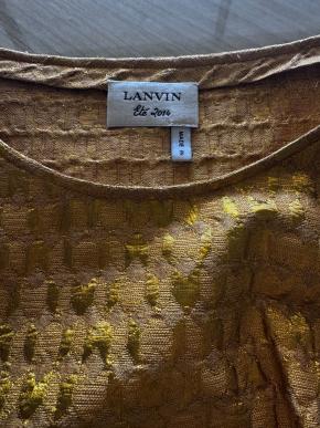 Lanvin Vintage Gold Silk Dress 5