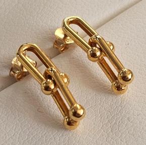 Bespoke Yellow Gold 'Hardwear' Earrings 9