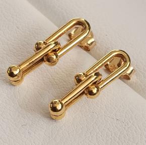 Bespoke Yellow Gold 'Hardwear' Earrings 8