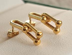 Bespoke Yellow Gold 'Hardwear' Earrings 7