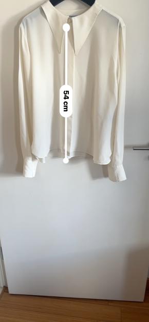 Chanel Cream Silk Button Front Blouse 9