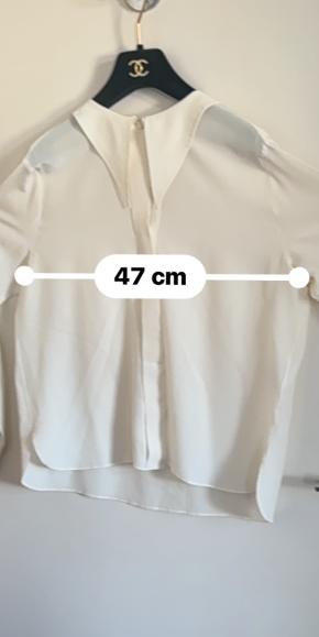 Chanel Cream Silk Button Front Blouse 10