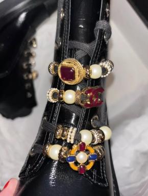 Chanel Metier D'Arts Combat Boots 12