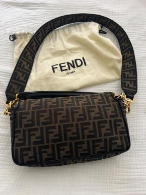 Fendi Large Canvas FF Baguette Bag 3