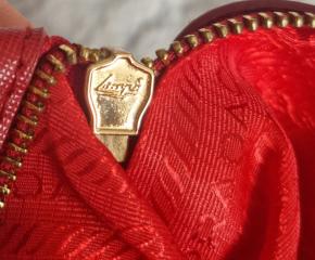Prada Red Saffiano Leather Galleria Bag 12