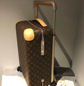 Louis Vuitton Coated Canvas/Leather Horizon 50 Cabin Trolley Luggage. 4