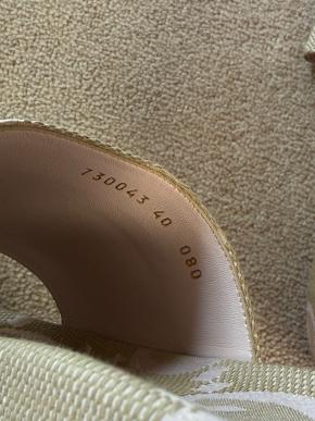 Gucci Beige/Pink Angelina Platform Slides 6