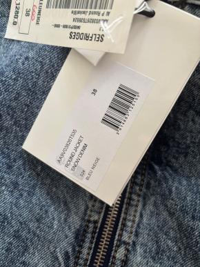 Alaïa Round Racing Denim Jacket 6