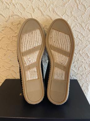 Ralph Lauren Purple Label Suede/Leather Bosworth Espadrilles 5