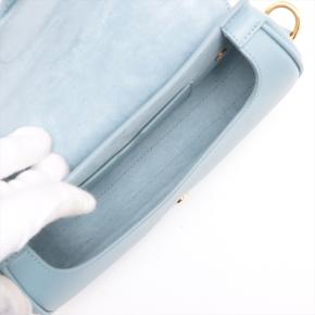 Dior Light Blue Leather Bobby East-West Shoulder Bag 11