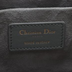 Dior Small Grey Cannage Leather 2 Way Vanity Bag 5