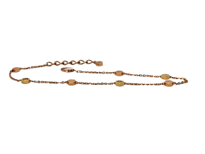 Bespoke Gold Hexagon Charm Diamond Set Bracelet 8