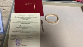 Cartier Yellow Gold Love Bracelet Size 16 2