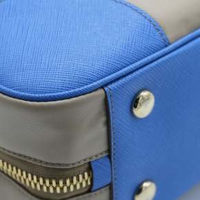 Prada Medium Beige/Blue Re-Edition 1978 Bag 11