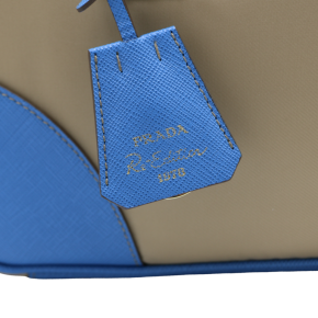 Prada Medium Beige/Blue Re-Edition 1978 Bag 13