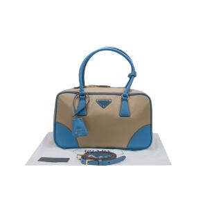 Prada Medium Beige/Blue Re-Edition 1978 Bag 2