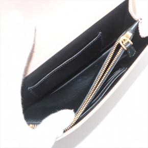 Prada Beige Saffiano Wallet On Chain 10