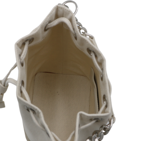 Saint Laurent Mini Canvas Rive Gauche Mini Bucket Bag 10