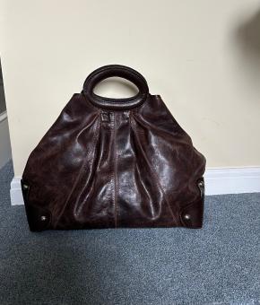 Tod's Large Brown Leather Tote Bag 7
