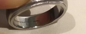 Tiffany Platinum 6mm Band Ring 4