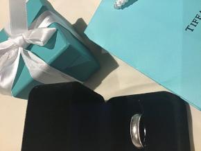 Tiffany Platinum 6mm Band Ring 8