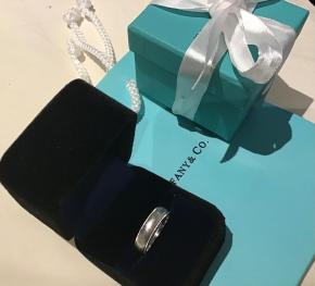 Tiffany Platinum 6mm Band Ring 5