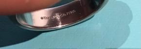 Tiffany Platinum 6mm Band Ring 13