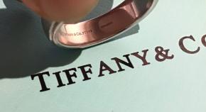 Tiffany Platinum 6mm Band Ring 20