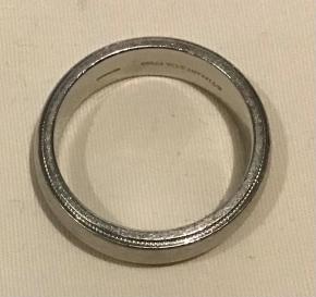 Tiffany Platinum 6mm Band Ring 11