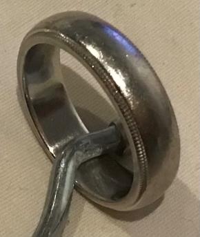 Tiffany Platinum 6mm Band Ring 14