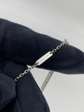 Van Cleef White Gold Magic Alhambra Necklace Chalcedony 4