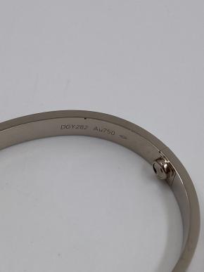 Cartier White Gold Love Bangle Size 16 5