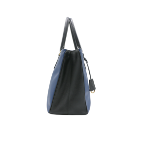 Prada Medium Blue Saffiano Lux Tote 2