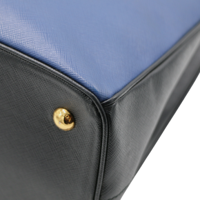 Prada Medium Blue Saffiano Lux Tote 22