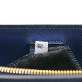 Prada Medium Blue Saffiano Lux Tote 8