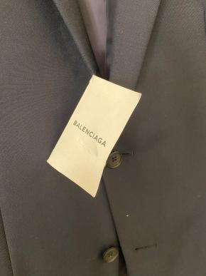 Balenciaga Black Wool/Mohair Blazer 6