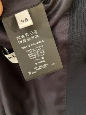 Balenciaga Black Wool/Mohair Blazer 5