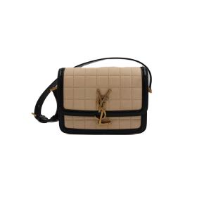 Saint Laurent Small Quilted Suede Satchel 2