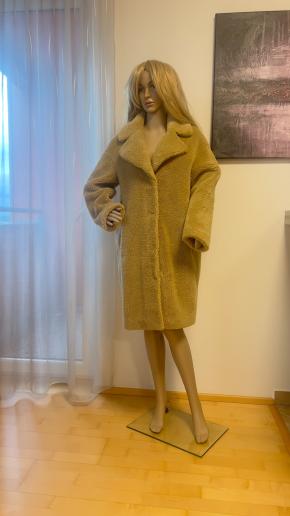 Stand Studio Camel Faux Fur Coat 3