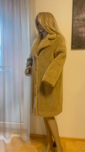 Stand Studio Camel Faux Fur Coat 8