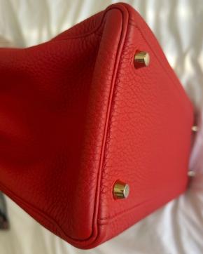 Hermès Geranium Togo Leather Kelly 35cm 14