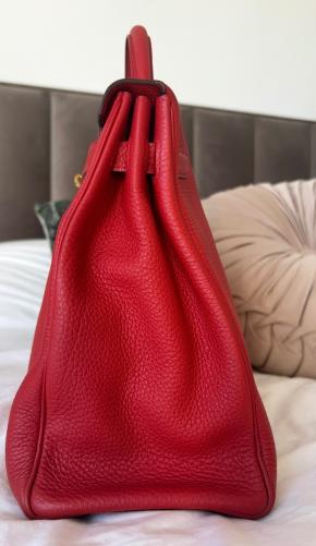 Hermès Geranium Togo Leather Kelly 35cm 4