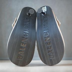 Balenciaga Taupe Mallorca Heeled Mules 9