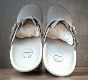 Balenciaga Taupe Mallorca Heeled Mules 5
