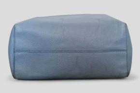 Gucci Mineral Blue Pebbled Calfskin Tote 7