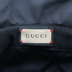 Gucci Black Double G Nylon  Hat 6