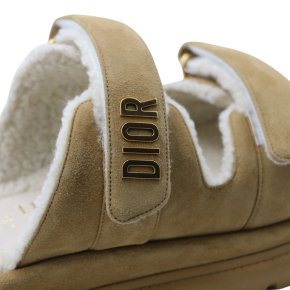 Dior Dioract Beige Goatskin Sandals 15